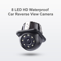 Kamera cofania EBILAEN z 8 diodami LED HD wodoodporna linia parkowania DC 12V CCD kamera wideo 2